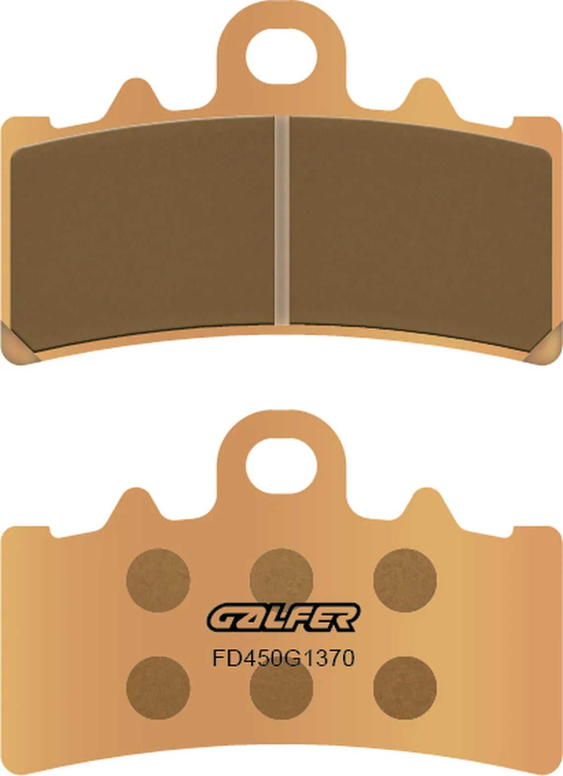 Plaquettes De Frein Avant Frittées Street - Galfer Compatible Avec Fantic Motor Caballero Deluxe 125 (2018)
