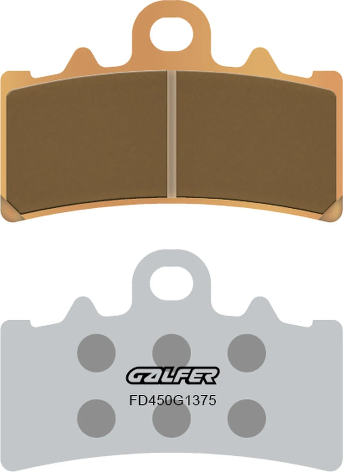 Plaquettes De Frein Avant Frittées Sport - Galfer Compatible Avec Fantic Motor Caballero Flat Track 125 (2018)