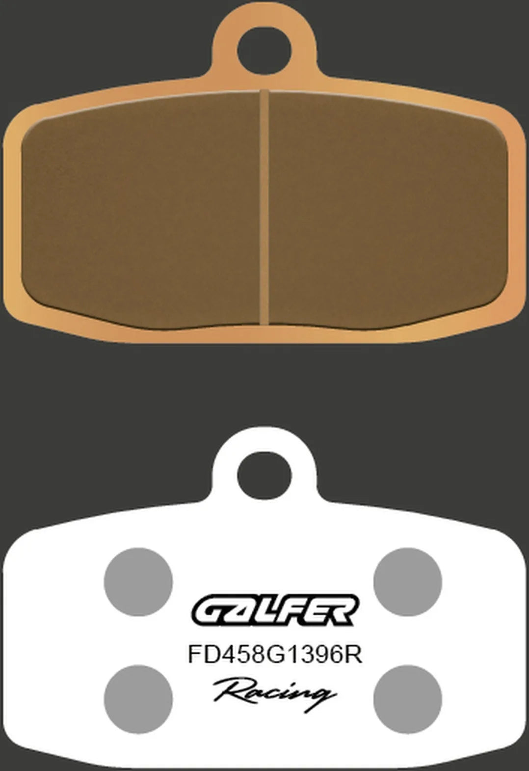Front Sintered Racing Off-Road Brake Pads - Galfer Compatible With Mir Racing Mini Gp-12 110 (2023)