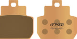 Rear Sintered Street Brake Pads - Galfer Compatible With Piaggio X8 200 (2004)