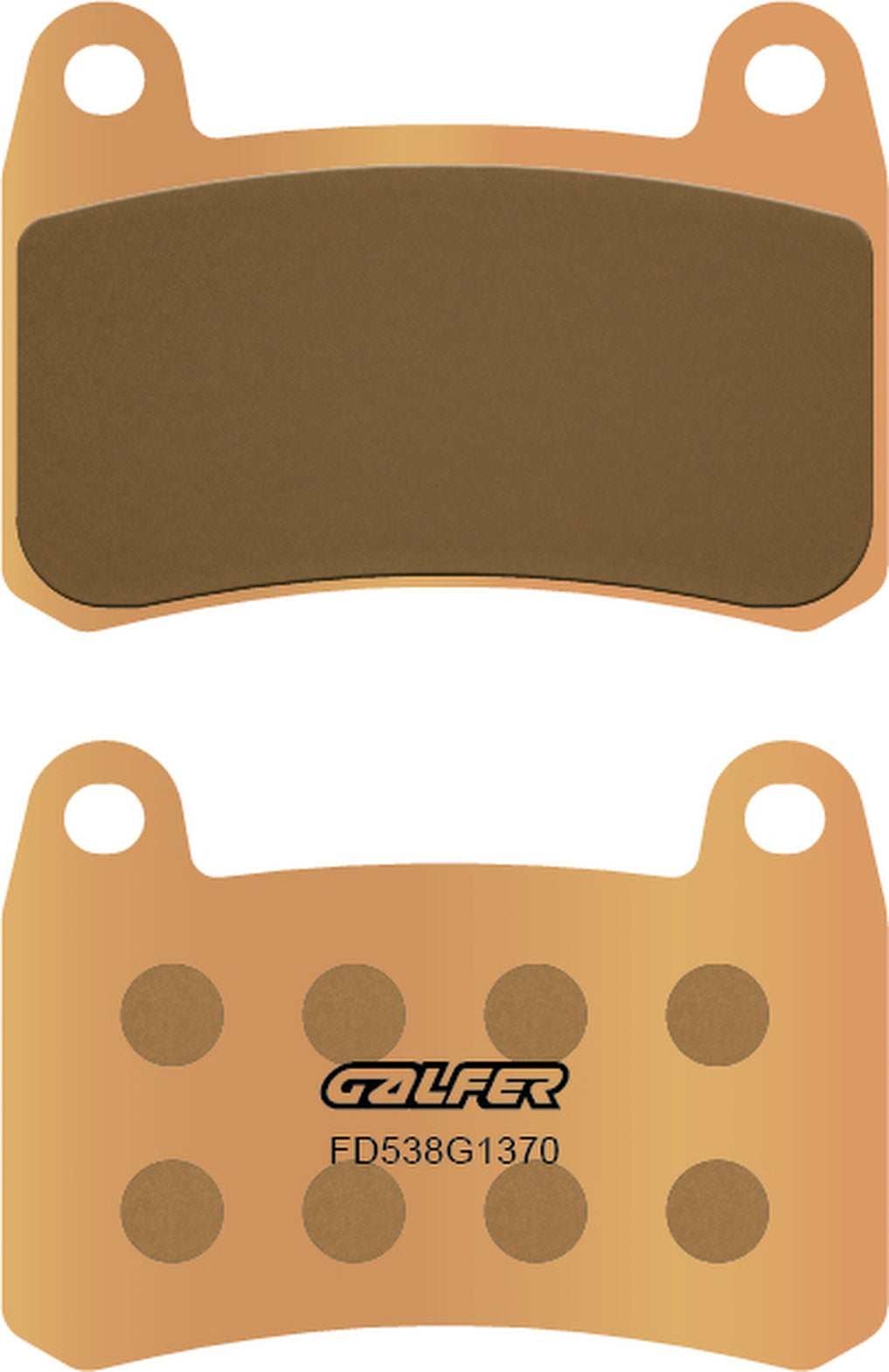 Front Sintered Street Brake Pads - Galfer Compatible With Generic Code X 200 (2012)