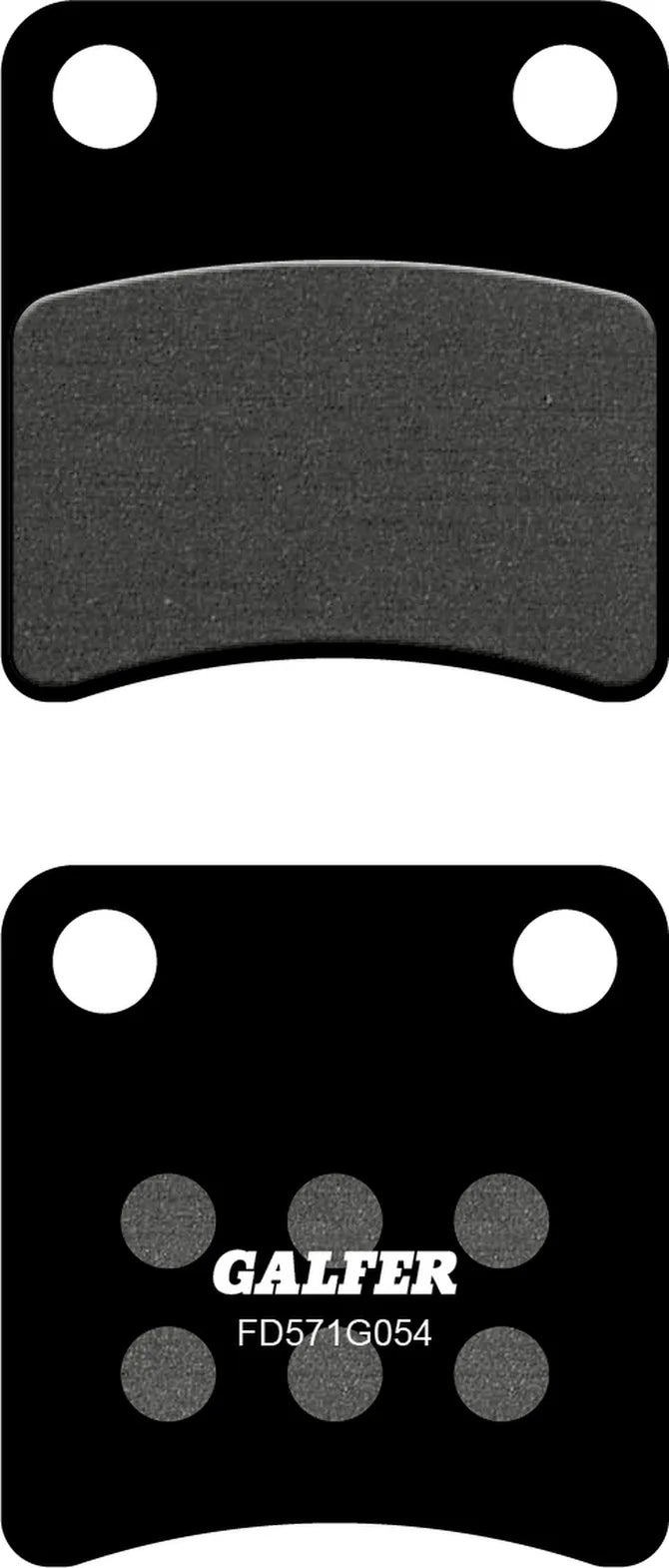 Rear Semi-Metal Brake Pads - Galfer Compatible With Piaggio Mp3 125 Hybrid Parking Brake (2009)