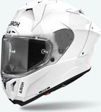 Casque Intégral Pour Moto Airoh Gp800 - Gp814 Hpc Carbon Blanc Gloss Color Taille Xl