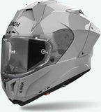Casque Intégral Pour Moto Airoh Gp800 - Gp898 Hpc Carbon Gris Ciment Gloss Color Taille M