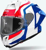 Casque Intégral Pour Moto Airoh Gp800 - Gp8C18 Hpc Carbon Bleu Rouge Gloss Competition Taille Xl