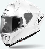 Casque Intégral Pour Moto Airoh Gp800 - Gp8F14 Hpc Carbon Blanc Gloss Color Taille Xs