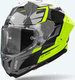 Casque Intégral Pour Moto Airoh Gp800 - Gp8Ma31 Hpc Carbon Jaune Gloss Master Taille L