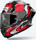 Casque Intégral Pour Moto Airoh Gp800 - Gp8Mu55 Hpc Carbon Rouge Gloss Must Taille L