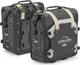 Sacoches Cavalières Monokey Canyon Noir 70 Lt Canyon Nylon - Givi Compatible Avec Honda Nc 750 X (2021-2025)
