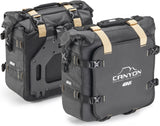 Sacoches Cavalières Monokey Canyon Noir 50 Lt Canyon Nylon - Givi Compatible Avec Ktm 790 Adventure R (2019-2020)