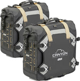 Monokey Cam-Side Canyon Black Side Bags - 60 Lt Canyon Nylon - Givi Compatible With Ktm 890 Adventure (2021-2022)