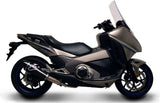 Système D'Échappement Homologué Au Niveau Sonore Conical Carbon Carbon Cap - Termignoni Compatible Avec Honda Nc 700 S - X - D (2012-2018)
