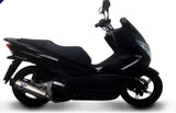 Système D'Échappement Complet Sans Homologation Acoustique Acier Inox Carbon Cap - Termignoni Compatible Avec Honda Pcx 150 (2014-2019)