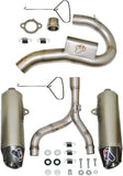 Système D'Échappement Complet Non Catalysé Et Sans Homologation Acoustique Relevance Acier Inox Carbon Cap - Termignoni Compatible Avec Honda Crf 450 R (2015-2016)