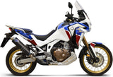 Système D'Échappement Homologué Au Niveau Sonore Titanium Noir - Termignoni Compatible Avec Honda Crf 1100 L Africa Twin (2020-2021)