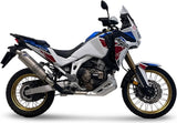 Échappement Sans Homologation Sonore Titanium - Termignoni Compatible Avec Honda Crf 1100 L Africa Twin (2020-2023)