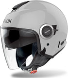 Casque Urban Pour Moto Airoh Helyos - He681 Thermoplastic Hrt Gris Béton Gloss Color Taille L