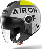 Casque Urban Pour Moto Airoh Helyos - He699 Thermoplastic Hrt Gris Foncé Gloss Color Taille M