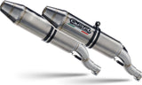 Système D'Échappement Complet Sans Catalyseur Et Homologué Au Niveau Sonore Deeptone Atv Acier - Gpr Compatible Avec Kawasaki Kfx 700 (2004-2011)