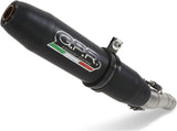 Système D'Échappement Complet Avec Catalyseur Et Homologation Acoustique Deeptone Acier Noir - Gpr Compatible Avec Zontes Zt 310 R (2018-2020)