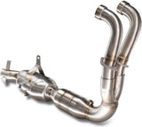 Système D'Échappement Complet Non Catalysé Et Sans Homologation Acoustique Ghost Acier - Gpr Compatible Avec Aprilia Rs 457 (2024-2025)