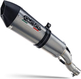 Complete Catalytic Exhaust System With Sound Certification Gp Evo4 Titanium - Gpr Compatible With Bmw G 310 Gs (2017-2021)