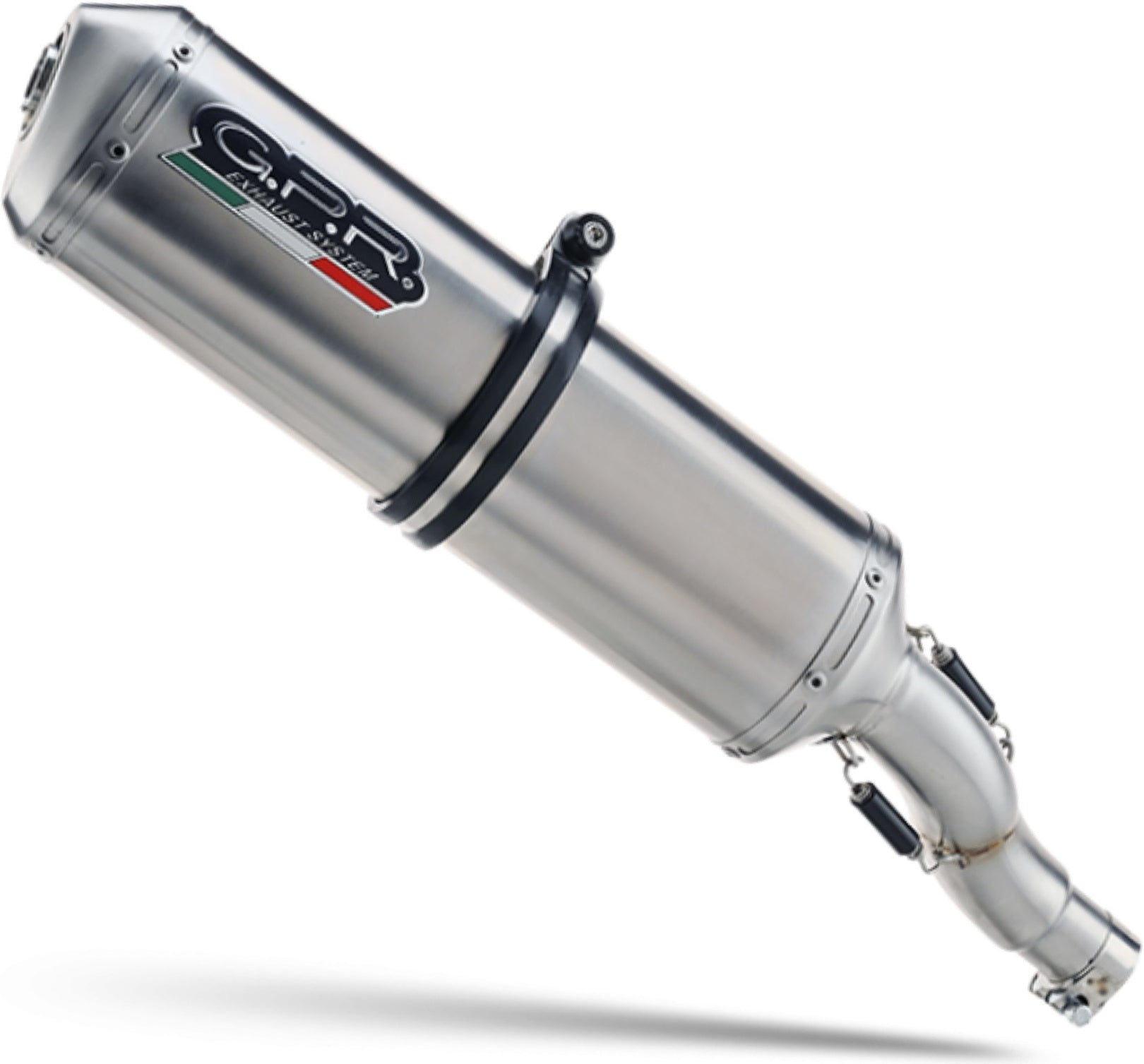 Complete Catalytic Exhaust System With Sound Certification Satinox Stainless Steel - Gpr Compatible With Bmw G 650 Gs - Sertao (2010-2016)