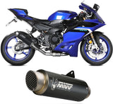Complete Non-Catalytic Exhaust System With Sound Certification Gppro Steel Black - Mivv Compatible With Yamaha R9 (2025-2026)