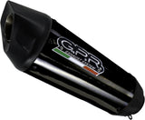 Exhaust Tip With Noise Certification M3 Black Stainless Steel - Gpr Compatible With Husqvarna Svartpilen 401 (2024-2025)