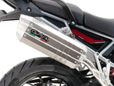 Système D'Échappement Homologué Au Niveau Sonore Hyper Sonic Acier - Gpr Compatible Avec Aprilia Caponord 1200 (2013-2016)