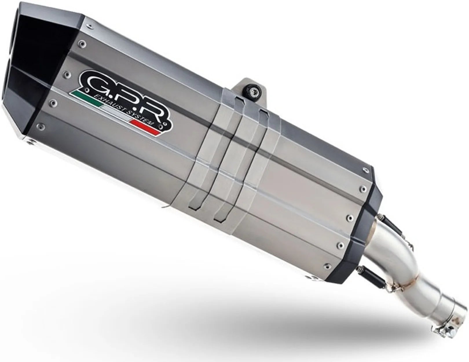Système D'Échappement Homologué Au Niveau Sonore Hyper Sonic Titanium - Gpr Compatible Avec Benelli Trk 702 (2023-2024)