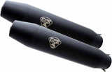 Exhaust Tip With Noise Certification Deeptone Cafe Racer Black Stainless Steel - Gpr Compatible With Moto Guzzi Nevada 350 (1991-2001)