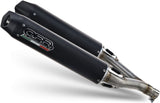 Dual Exhaust System With Sound Certification Furore Aluminium Black - Gpr Compatible With Yamaha Fjr 1300 (2001-2005)