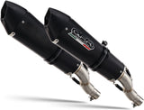 Double Sortie D'Échappement Homologuée Au Niveau Sonore Gpe Anniversary Titanium Noir - Gpr Compatible Avec Kawasaki Z 1000 (2010-2013)
