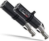 Dual Exhaust System With Sound Certification M3 Carbon Look - Gpr Compatible With Triumph Speed Triple 1050 (2005-2010)