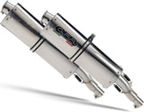 Dual Exhaust System With Sound Certification Trioval Stainless Steel - Gpr Compatible With Ducati St3 (2004-2007)