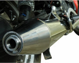 Dual Exhaust System With Sound Certification Vintacone Stainless Steel - Gpr Compatible With Moto Guzzi California 1100 Special - Stone - Sport - Ev - Alu (1997-2002)