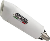 Catalytic Exhaust Tip With Sound Certification Furore Evo4 Aluminium Black - Gpr Compatible With Moto Morini Seiemmezzo Scr 650 (2022-2024)