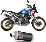 Exhaust Tip With Noise Certification Dakar Steel Black - Mivv Compatible With Bmw F 900 Gs (2024-2026)