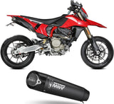 Exhaust Tip With Noise Certification X-M5 Steel Black - Mivv Compatible With Ducati Hypermotard 698 Mono (2024-2026)