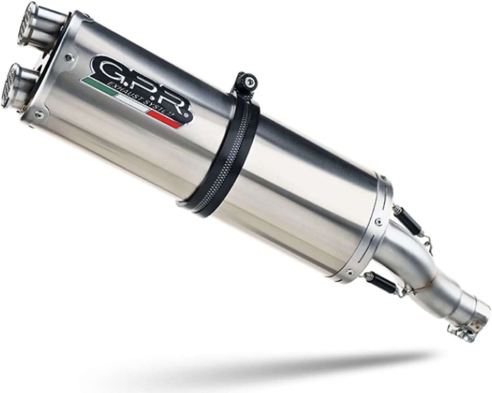 Système D'Échappement Catalytique Avec Homologation Acoustique Dual Acier - Gpr Compatible Avec Cfmoto 700 Mt (2023-2024)