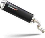 Catalytic Exhaust Tip With Sound Certification Evo4 Road Black Aluminium - Gpr Compatible With Aprilia Atlantic 200 (2000-2004)
