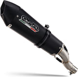Exhaust Tip With Noise Certification Gpe Anniversary Black Titanium - Gpr Compatible With Ducati Hypermotard 821 (2013-2016)