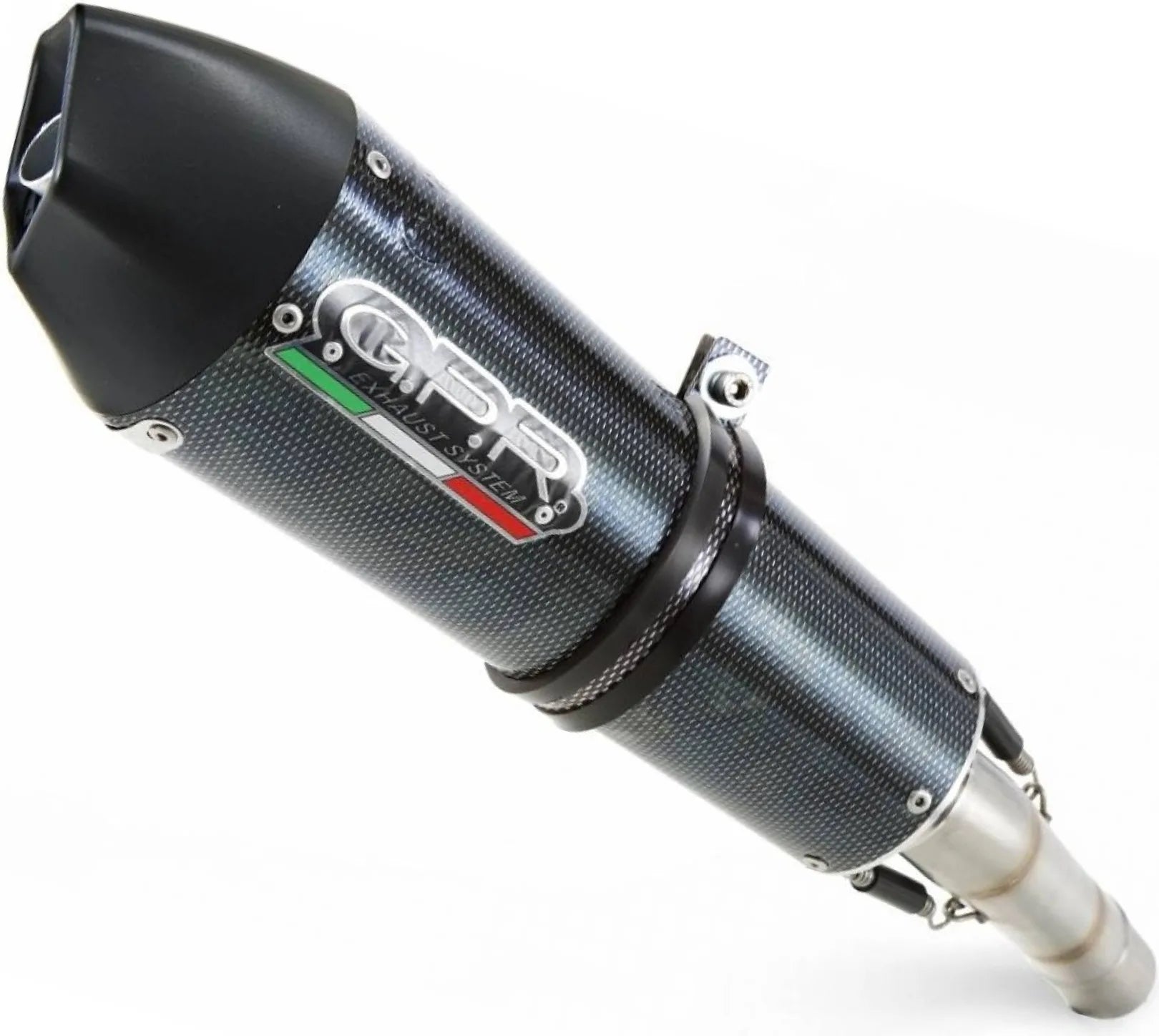 Système D'Échappement Homologué Au Niveau Sonore Gp Evo4 Carbon Look - Gpr Compatible Avec Zontes 350 T2 (2022-2023)