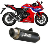 Exhaust Tip With Noise Certification Gppro Steel Black - Mivv Compatible With Honda Cbr 500 R (2025-2026)
