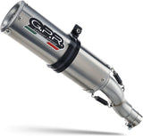Système D'Échappement Homologué Au Niveau Sonore M3 Acier - Gpr Compatible Avec Kawasaki Z 750 - S (2004-2006)