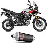 Exhaust Tip With Noise Certification Dakar Steel Black - Mivv Compatible With Triumph Tiger 900 Rally (2024-2026)