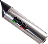 Système D'Échappement Homologué Au Niveau Sonore Deeptone Acier - Gpr Compatible Avec Honda Cbr 600 F - Sport (2001-2007)