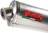 Exhaust Tip With Noise Certification Tondo Stainless Steel - Gpr Compatible With Kawasaki Zx 7R (2001-2002)