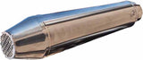 Exhaust Tip With Noise Certification Ultracone Cafe Racer Stainless Steel - Gpr Compatible With Triumph Bonneville T140 (1976-1983)